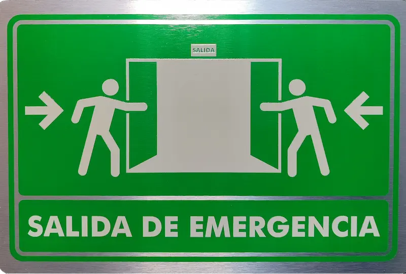 salida de emergencia